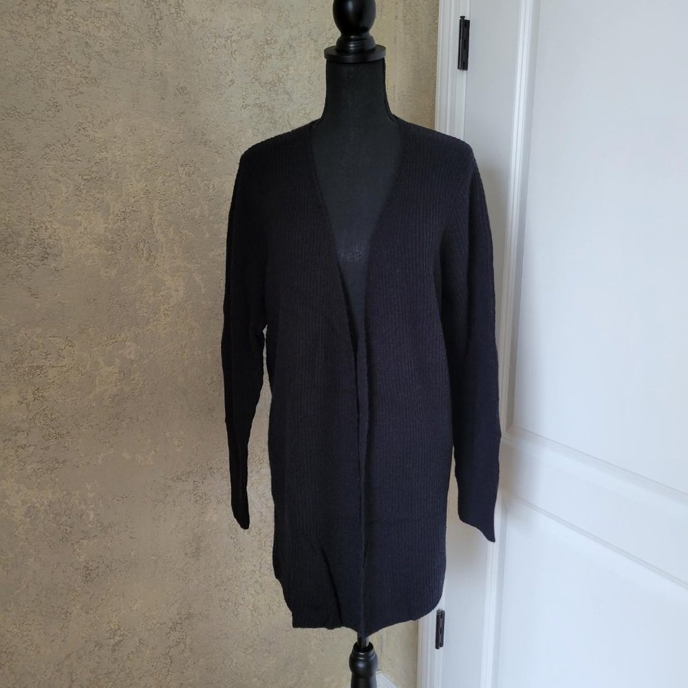 Black J Crew Open Front Cardi